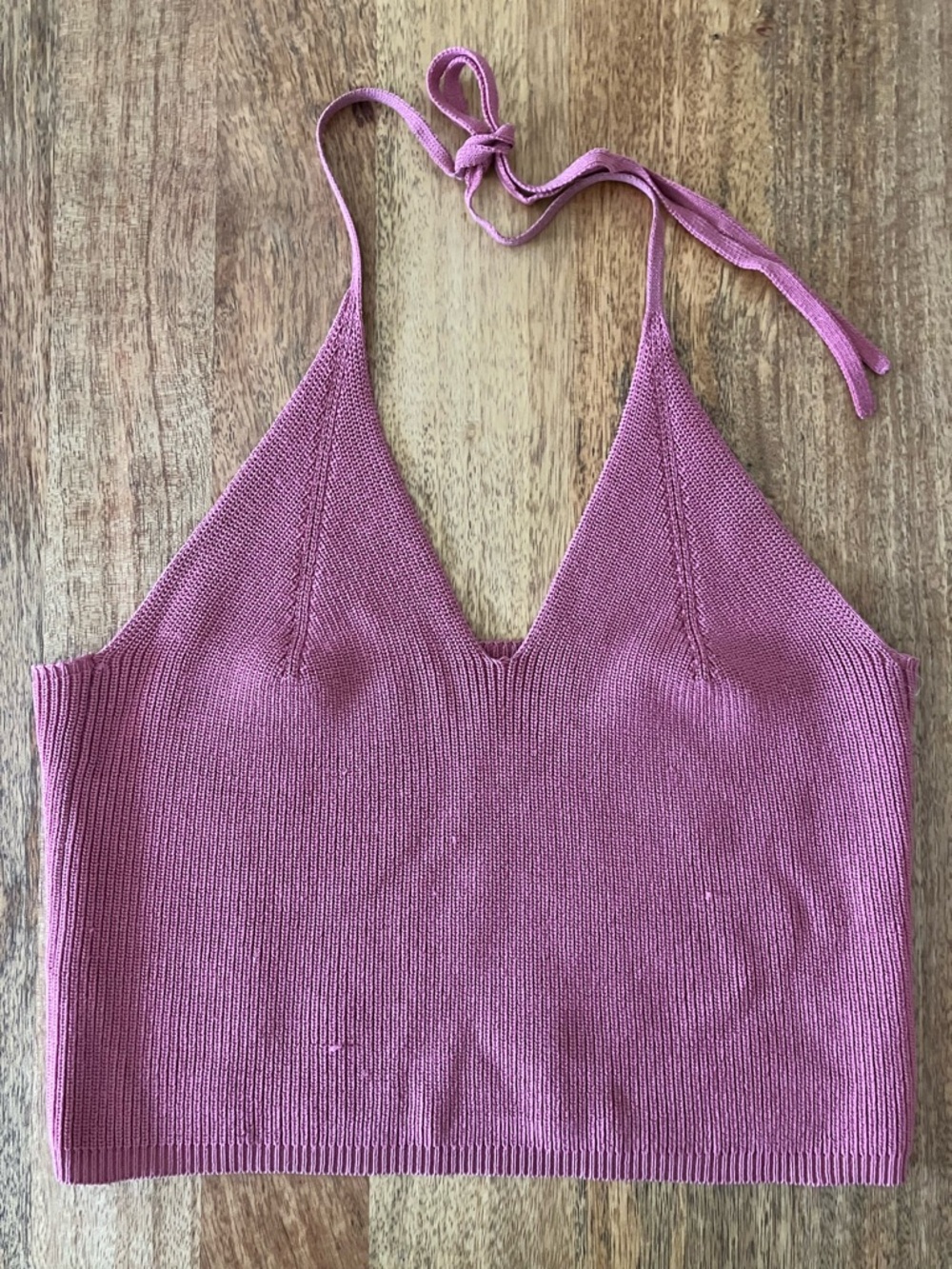 Los Angeles Apparel Knit Halter Top - Women’s Size Medium